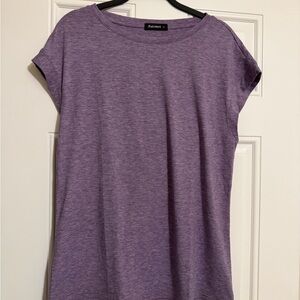 Heathered Purple Short Sleeve Tee